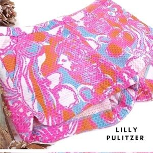 Lilly Pulitzer Pink and Orange Patterned Shorts